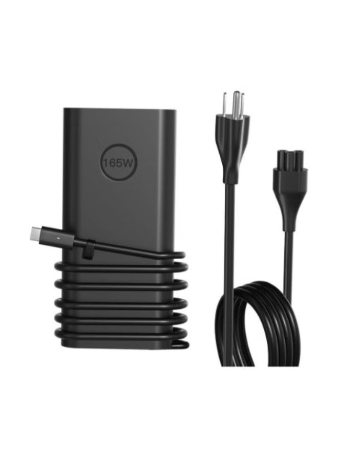 Terabyte 165W USB C Charger Compatible with Dell Precision 3581 3580 5690 5680，Latitude 7640 7340 5540 5440 ，XPS 17 9720 9730，Inspiron-14 16 Plus 7640 7430 Pro Rugged DA165PM210 Laptop - Image 1
